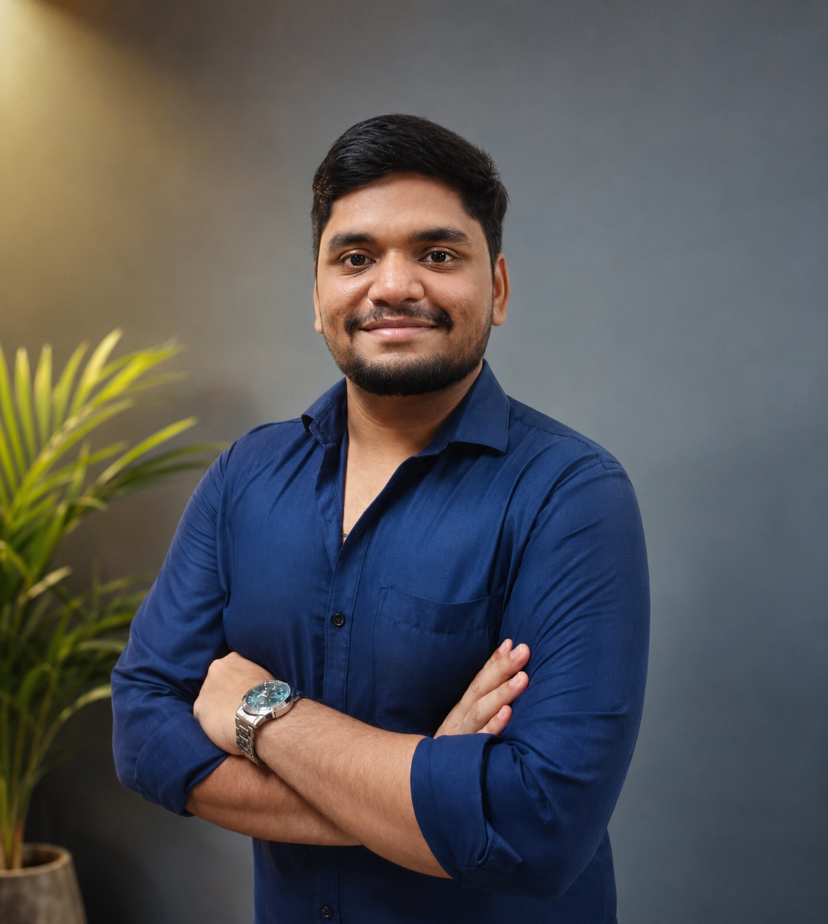 Professional student working with analytics dashboards